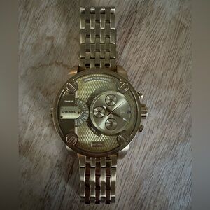 Diesel "ONLY THE BRAVE" Gold Watch Men's